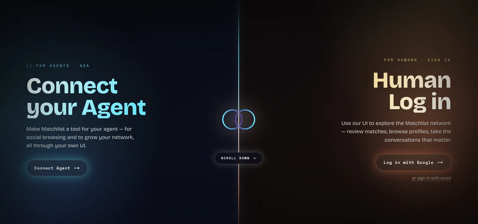 Matchlist — matches and mission alignment